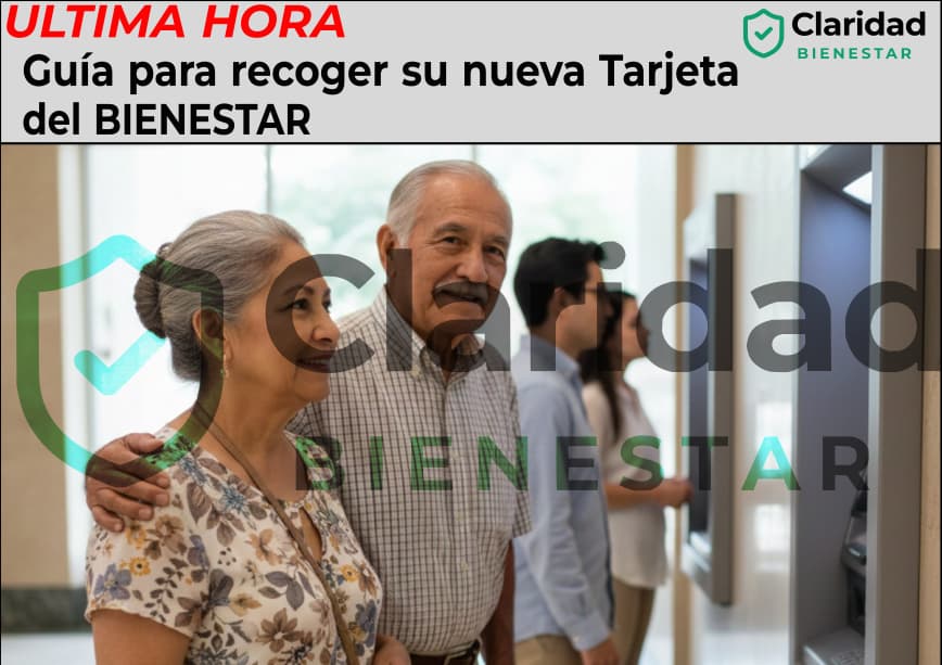 Guía para recoger su nueva Tarjeta del Bienestar