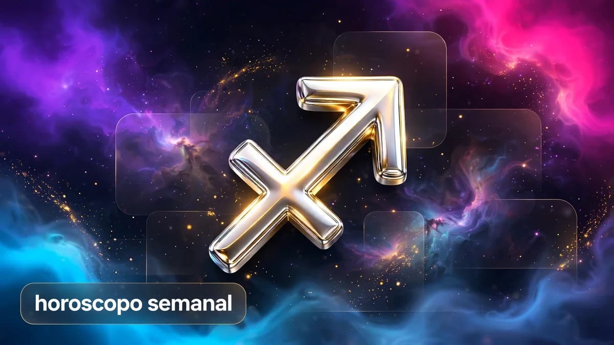 Horóscopo Semanal 10 al 16 Sagitario: Deja de huir del presente y empieza a conquistar tu propia verdad